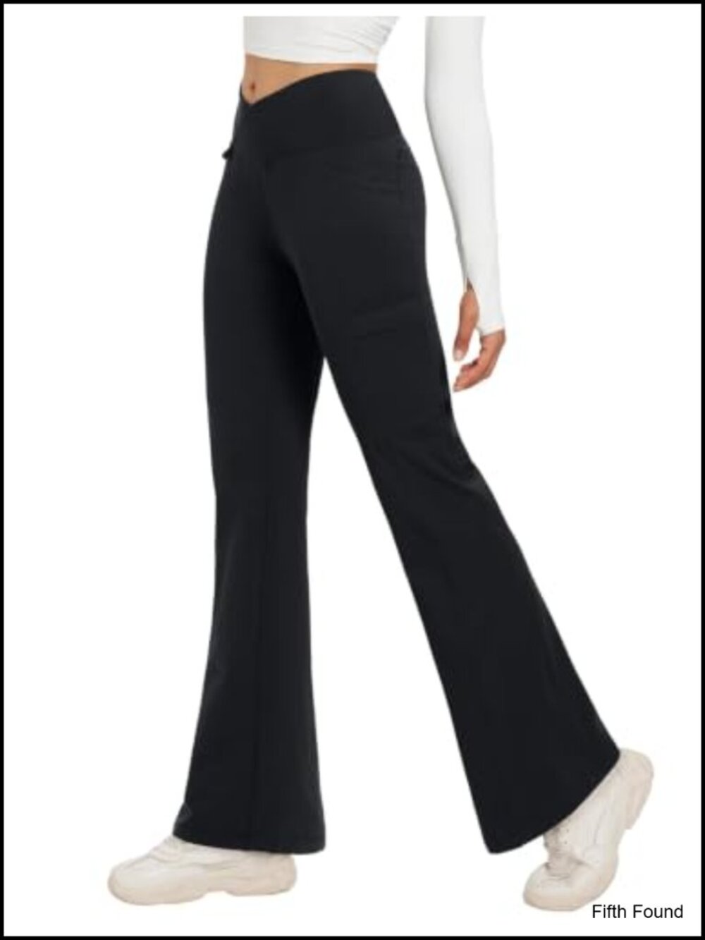 Fleece Lined Hiking Pants Winter Flare Leggings Waterproof